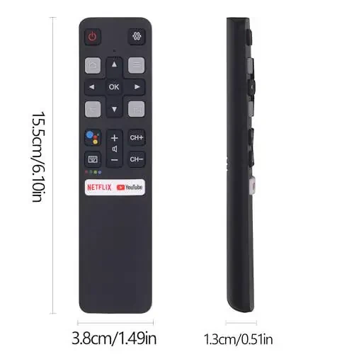 Новый Запасной Пульт ДУ RC802V FNR1 для TCL Android 4K Smart TV 50S434 55S434 75S434 40S330 70S430 32S334 55S435 50S435 43S434 32S6500A [Без Голосовой Функции] - 6