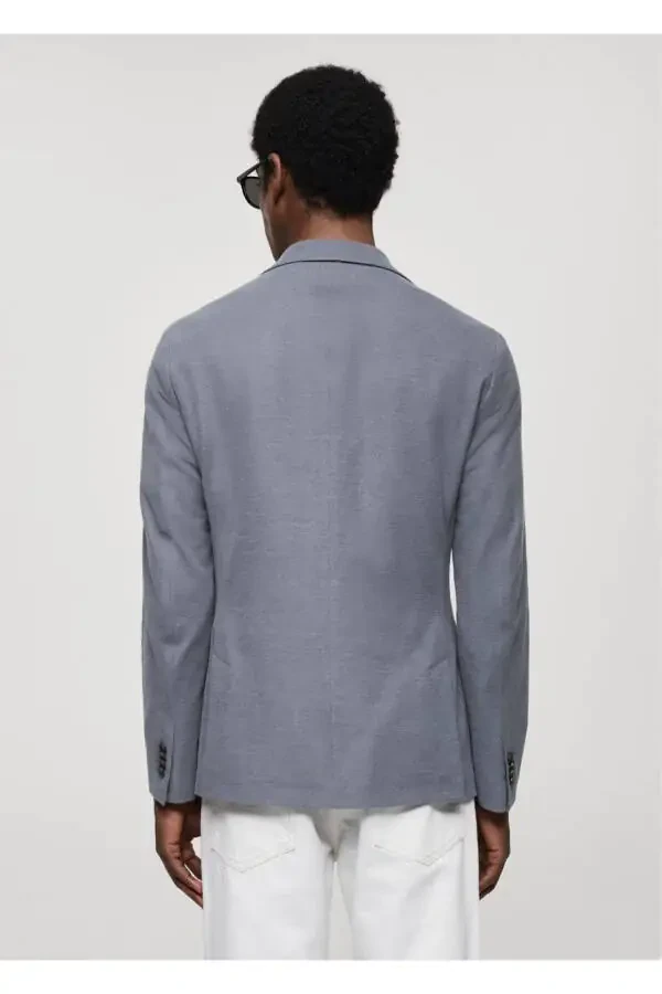 Nozik paxta blazer kurtkasi - 4