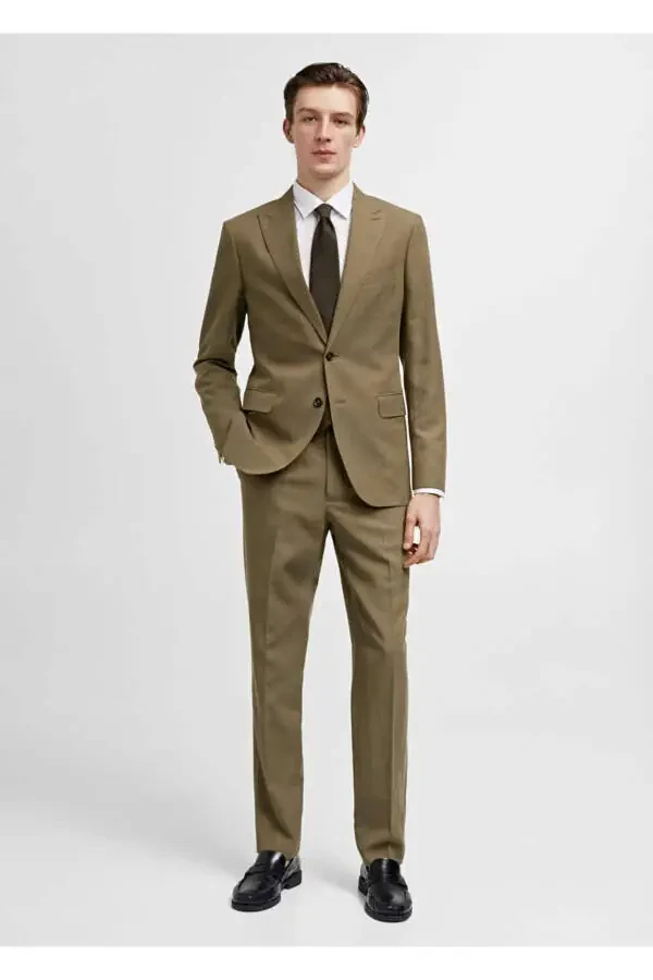 Nozik paxta-zig‘ir matodan tikilgan tor blazer - 2