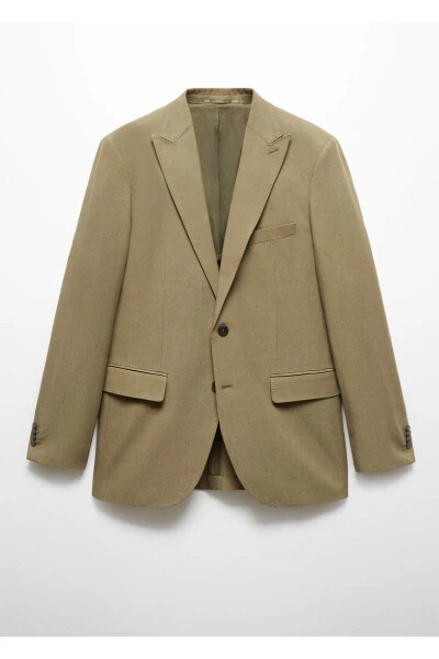 Nozik paxta-zig‘ir matodan tikilgan tor blazer - 3