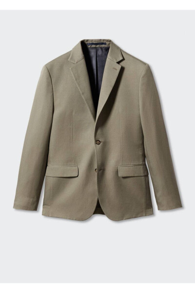 Nozik zig'ir kostyum paltosi - 3