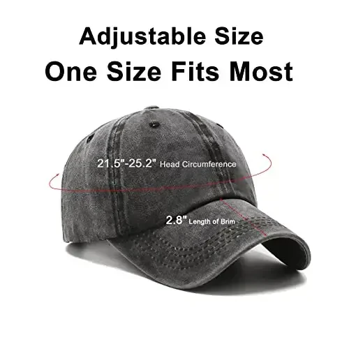 NPJY Baseball Cap Golf Dad Hat Sozlanadigan Original Classic Past Profil Paxta Shlyapa Qilinmagan Oddiy Qalpog'i Erkaklar Ayollar uchun - NPJY (1)