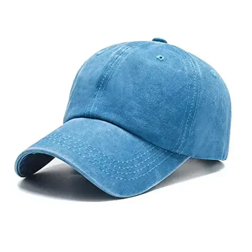 NPJY Baseball Cap Golf Dad Hat Sozlanishi mumkin bo'lgan Original Classic Low Profile Cotton Hat Unconstructed Plain Cap Erkaklar Ayollar - 1