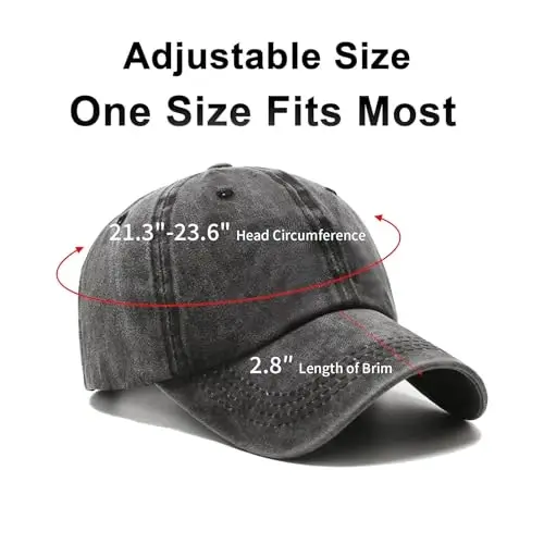 NPJY Baseball Cap Golf Dad Hat Adjustable Original Classic Low Profile Cotton Hat Unconstructed Plain Cap Men Women - NPJY