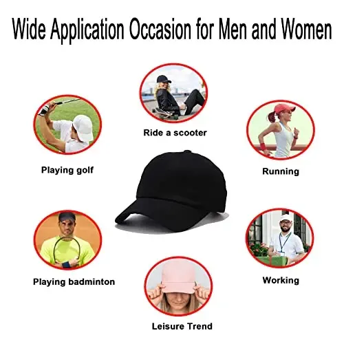 NPJY Baseball Cap Golf Dad Hat Adjustable Original Classic Low Profile Cotton Hat Unconstructed Plain Cap Men Women - 5