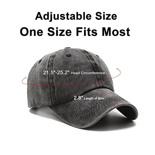 NPJY Baseball Cap Golf Dad Hat Adjustable Original Classic Low Profile Cotton Hat Unconstructed Plain Cap Men Women - 1