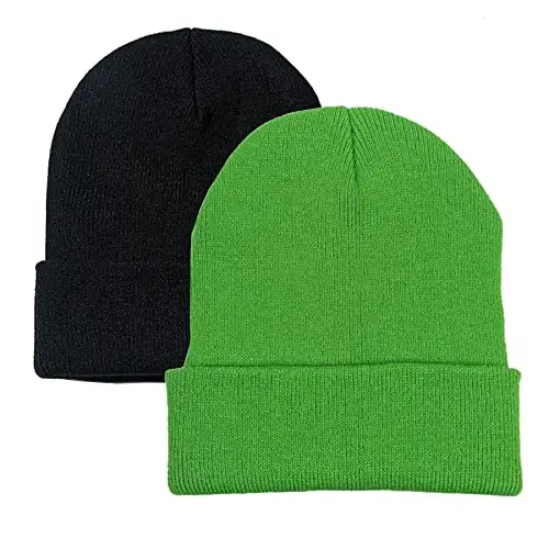 NPJY Erkaklar va ayollar uchun unisex shapka Trikotaj shapka Qishki shapkalar - 6