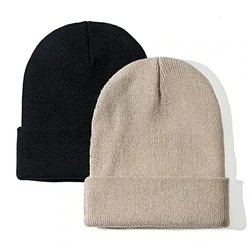 NPJY Erkaklar va ayollar uchun unisex shapka trikotajli qishki shapkalar 