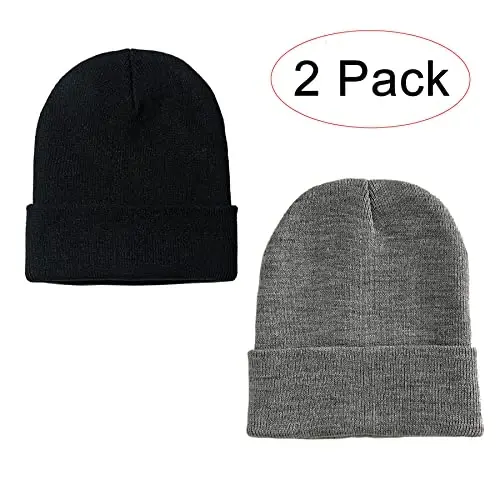 NPJY Unisex Beanie for Men and Women Knit Hat Winter Beanies - 2