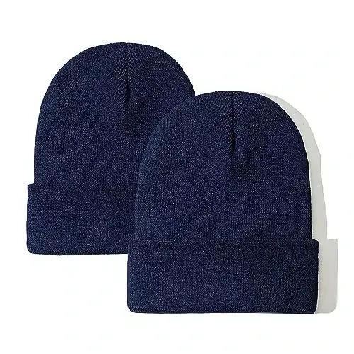 NPJY Unisex Beanie for Men and Women Knit Hat Winter Beanies - 1