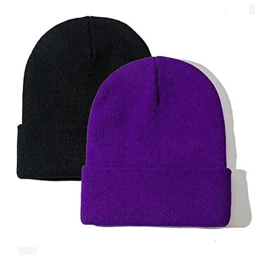 NPJY Unisex Beanie for Men and Women Knit Hat Winter Beanies - 6