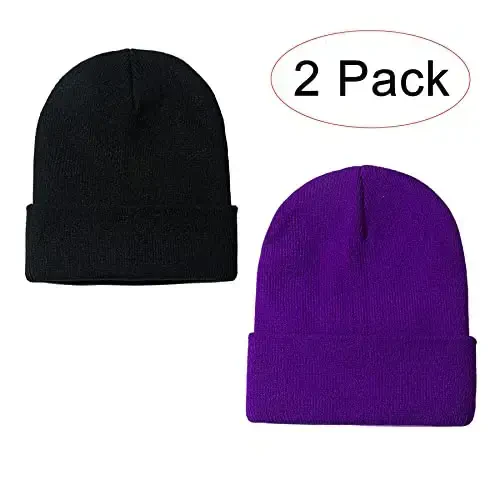 NPJY Unisex Beanie for Men and Women Knit Hat Winter Beanies - 7