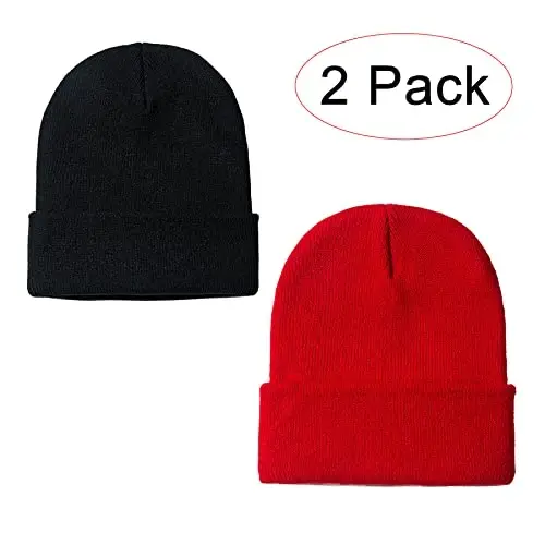NPJY Unisex Beanie for Men and Women Knit Hat Winter Beanies - 2