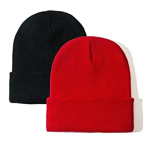 NPJY Unisex Beanie for Men and Women Knit Hat Winter Beanies - 1