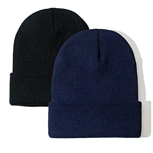 NPJY Unisex Beanie for Men and Women Knit Hat Winter Beanies - 1