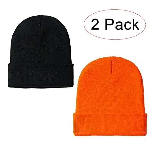 NPJY Unisex Beanie for Men and Women Knit Hat Winter Beanies - 2