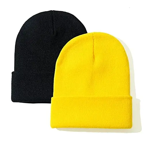 NPJY Unisex Beanie for Men and Women Knit Hat Winter Beanies - 1