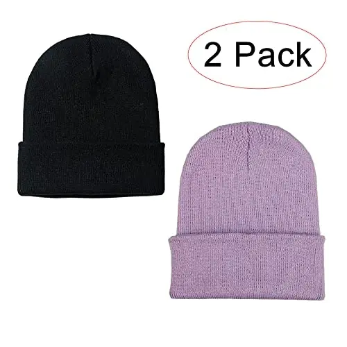 NPJY Unisex Beanie for Men and Women Knit Hat Winter Beanies - 7
