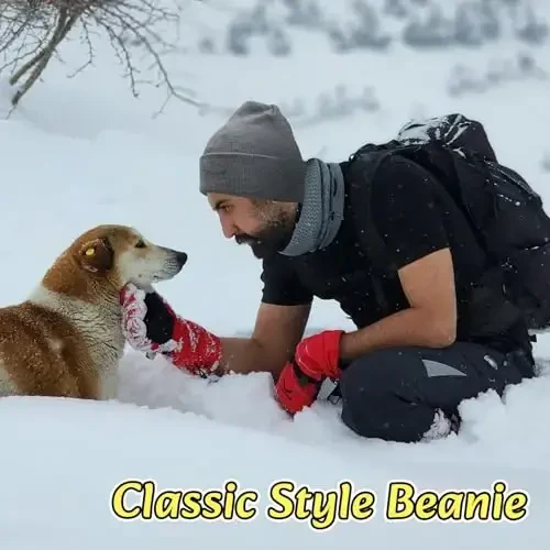 NPQQUAN 3 Packs Unisex Beanie Hats for Men Women Winter Knit Beanies - 3