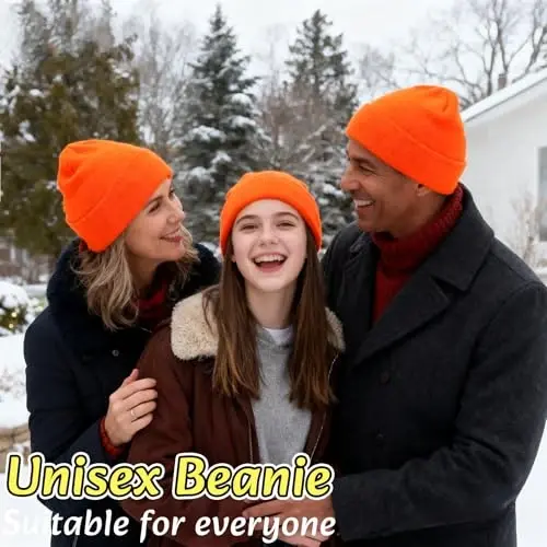 NPQQUAN 3 Packs Unisex Beanie Hats for Men Women Winter Knit Beanies - 2