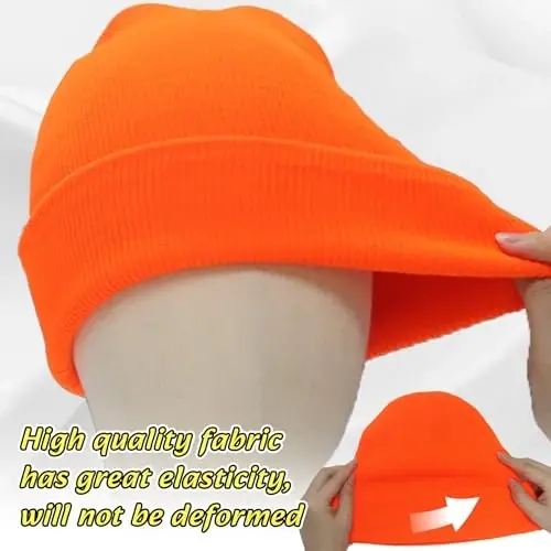 NPQQUAN 3 Packs Unisex Beanie Hats for Men Women Winter Knit Beanies - 3