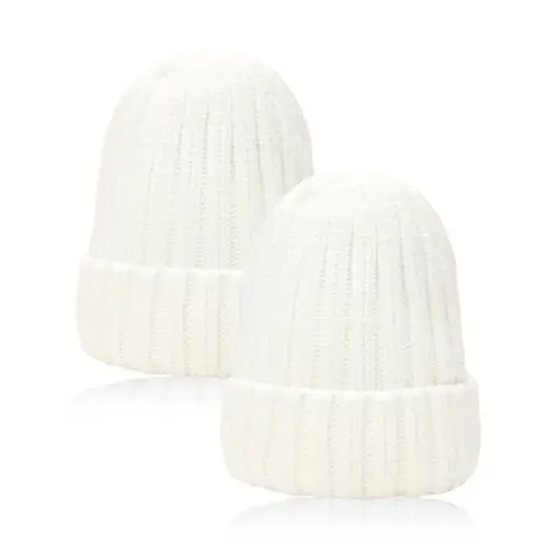 NPQQUAN Thick Warm Winter Hats for Women Knit Beanie Hat Skull Cap Beanies for Men Women - 7