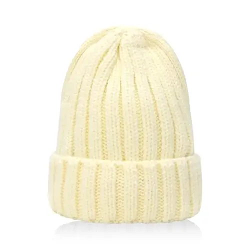 NPQQUAN Thick Warm Winter Hats for Women Knit Beanie Hat Skull Cap Beanies for Men Women - 7