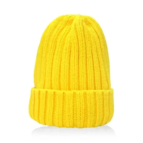 NPQQUAN Thick Warm Winter Hats for Women Knit Beanie Hat Skull Cap Beanies for Men Women - 7