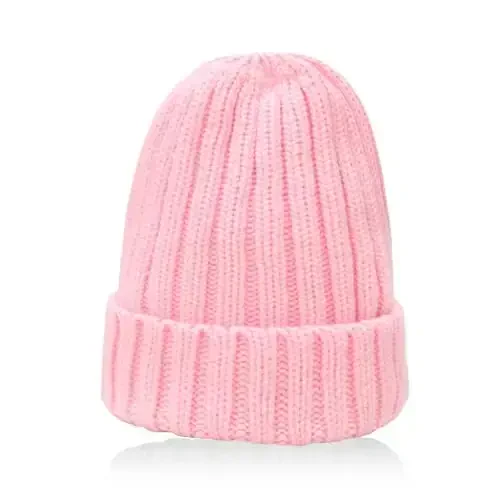 NPQQUAN Thick Warm Winter Hats for Women Knit Beanie Hat Skull Cap Beanies for Men Women - 7