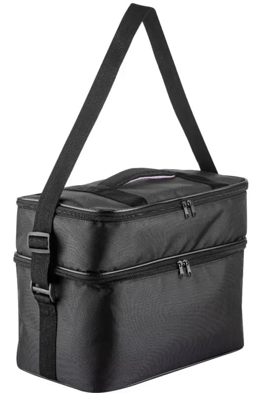 Ns 22 Lt Soğutucu Termos Kamp Piknik Sıcak Ve Soğuk Tutan Askılı Yalıtımlı Termal Çanta Buzluk-Siyah - 1