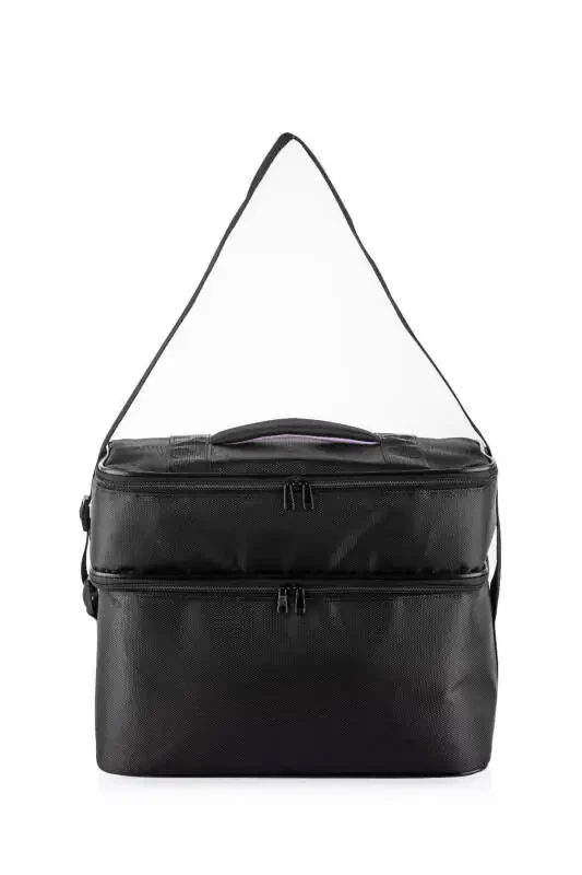 Ns 22 Lt Soğutucu Termos Kamp Piknik Sıcak Ve Soğuk Tutan Askılı Yalıtımlı Termal Çanta Buzluk-Siyah - 5