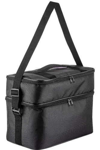 Ns 22 Lt Soğutucu Termos Kamp Piknik Sıcak Ve Soğuk Tutan Askılı Yalıtımlı Termal Çanta Buzluk-Siyah 