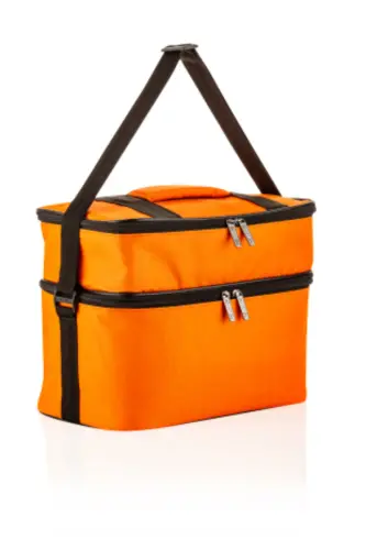 Ns 22 Lt Soğutucu Termos Kamp Piknik Sıcak Ve Soğuk Tutan Termal Yalıtımlı Outdoor Buzluk Çanta-Turuncu - NS RELIABLE (1)