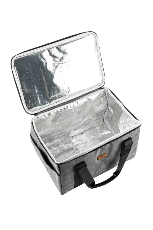 Ns 32 Lt Cooler Bag Thermos Camping Picnic Hot And Cold Holding Hanging Insulated Thermal Bag Ice Box-GRAY - 2