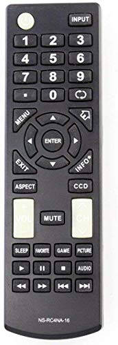 NS-RC4NA-16 Universal Remote Control Replacement for All Insignia TV (NS-55D420NA16, NS-60E440NA16, NS-60E440MX16, NS-28DD220NA16, NS-24D420NA16, NS-32D220NA16, NS-40D420NA16) - 1