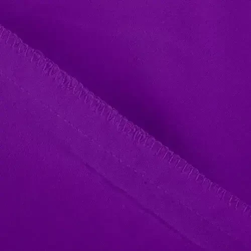 NTBAY Toddler Sheet Set - 3-Piece Microfiber Crib Sheet Set - Flat Sheet, Fitted Sheet, Pillowcase - Solid Toddler Bedding, Purple - 5