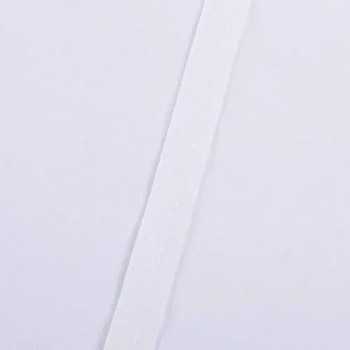 NTBAY Toddler Sheet Set - 3-Piece Microfiber Crib Sheet Set - Flat Sheet, Fitted Sheet, Pillowcase - Solid Toddler Bedding, White - 6