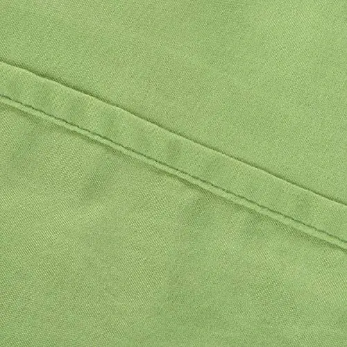 NTBAY Toddler Sheet Set, 3 dona Ultra Yumshoq Mikrofiber Yostiq Jildi, Karavot va Go'dak Karavoti uchun Yostiq Jildi, Mashinada Yuvish Mumkin - Fitted Sheet, Tekis Yostiq Jildi va Yostiq Jildini o'z ichiga oladi, Yashil - 4