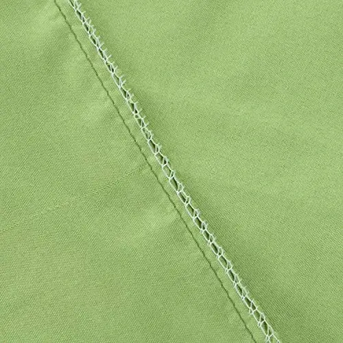 NTBAY Toddler Sheet Set, 3 dona Ultra Yumshoq Mikrofiber Yostiq Jildi, Karavot va Go'dak Karavoti uchun Yostiq Jildi, Mashinada Yuvish Mumkin - Fitted Sheet, Tekis Yostiq Jildi va Yostiq Jildini o'z ichiga oladi, Yashil - 5