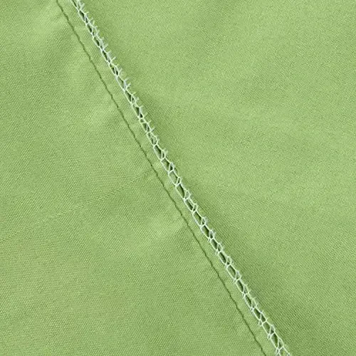 NTBAY Toddler Sheet Set, 3-Piece Ultra Soft Microfiber Bedding Set for Crib and Toddler Bed, Machine Washable - Includes Fitted Sheet, Flat Sheet, and Pillowcase, Green - 5