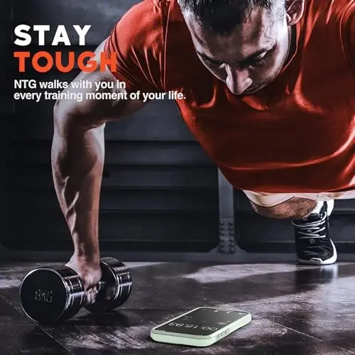 NTG【2023 iPhone 15 Pro Max uchun yangi dizayndagi g‘ilof, og‘ir yuk ko‘taruvchi nozik zarbga chidamli [2 qatlamli tuzilma][harbiy darajadagi himoya] iPhone 15 Pro Max (6,7 dyuym) uchun telefon g‘ilofi, yashil - 4