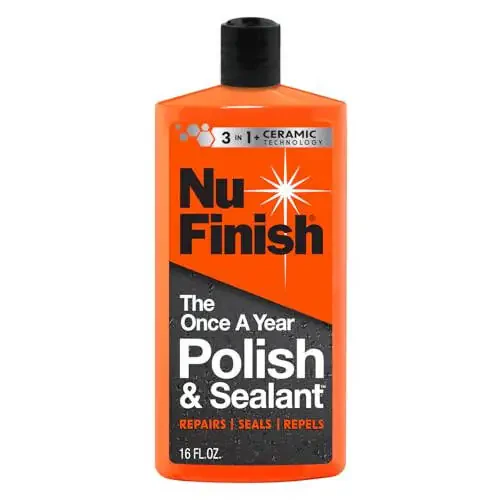 Nu Finish Car Polish and Sealant, Once A Year Car Polish, 16 Oz - 1