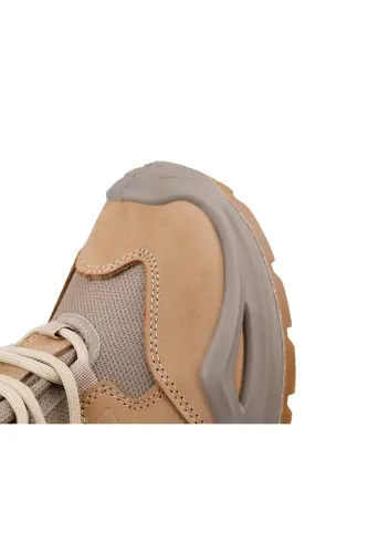 Nubuk Bej Erkek Outdoor Botu P3100NBJ Kahverengi-M05M - 6