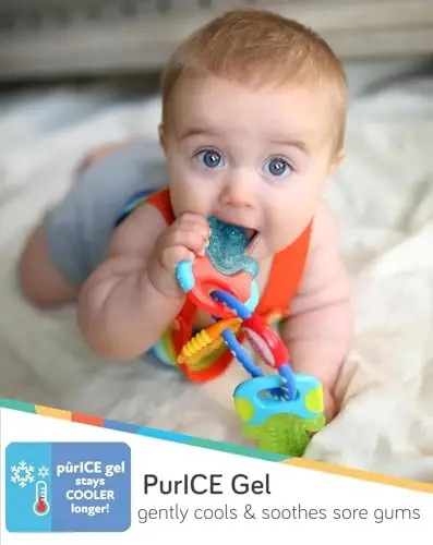 Nuby Buz Jel Diş Kaşıyıcı Anahtarlar - 1