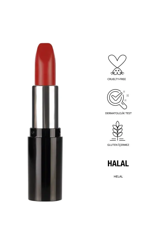 Nude Lipstick 548-Brick Red - 5