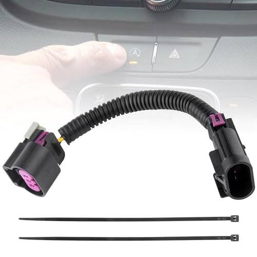 NuIth Auto Start Stop Deactivating Wire Harness for 2013-2018 Chevy Equinox Malibu Cruze/Cadillac CT6 XT4 XT5 XT6/Buick Enclave Encore, Vehicle Auto Stop Start Deactivation Cable, Big Plug - 1