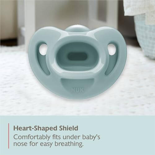 NUK Comfy Orthodontic Pacifiers, 0-6 Months, Timeless Collection, 5 Count (Pack of 1) - 5