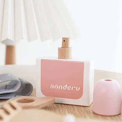 Nunukids Wooden Makeup Toy Set Pretend Wood Beauty Salon Toys Toddler Wooden Makeup Kit for Girls 16PC - 30