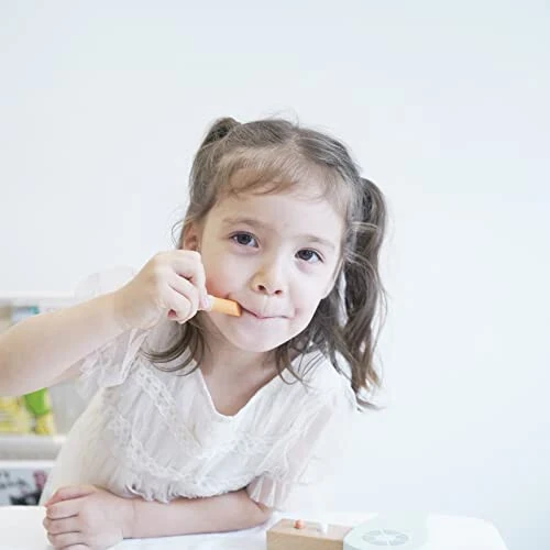 Nunukids Yog'och Makyaj O'yinchoq To'plami O'ynash Yog'och Go'zallik Saloni O'yinchoqlari Go'daklar Uchun Yog'och Makyaj To'plami Qizlar Uchun 16 dona - 11