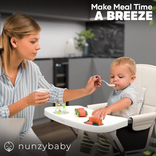 Nunzybaby Slim Katlanabilir Bebek ve Çocuk Yüksek Sandalyeleri | Beş Noktalı Güvenlik Kemeri | Katlanabilir Yüksek Sandalye | Kolay Temizlenebilir Yüksek Sandalye | Bebek ve Çocuklar İçin Yüksek Sandalyeler - 47